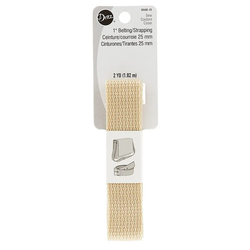 1" Polypro Purse Strapping - Natural