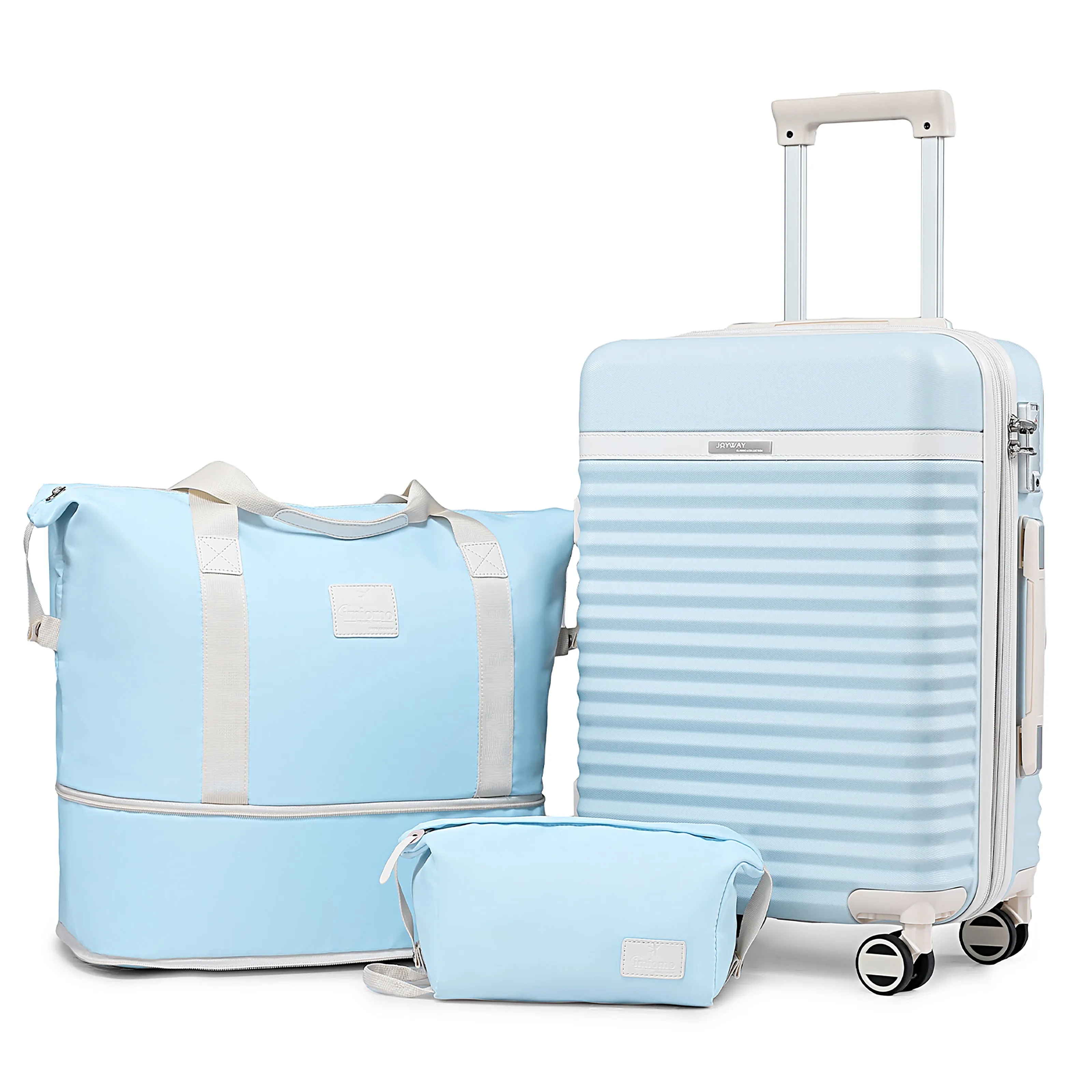 3 Pieces Set 20inch Expandable Carry-on Luggage TR010