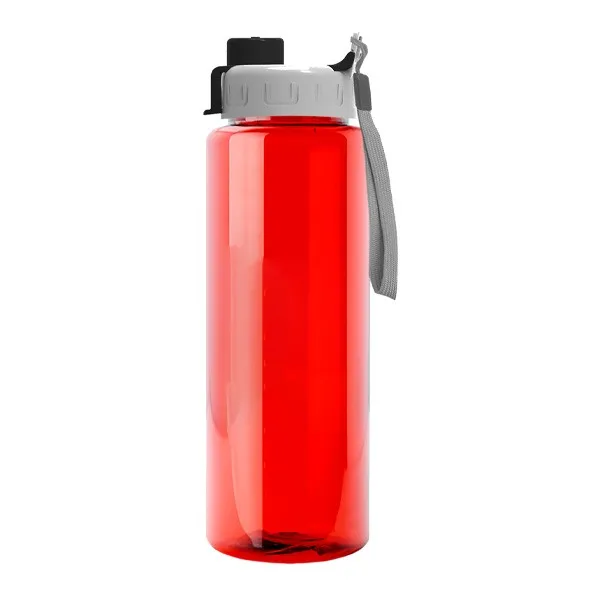 32 Oz. Guzzler Transparent Bottle - Quick Snap Lid (Q263722)