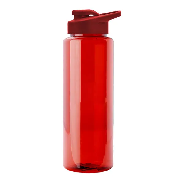 32 Oz. Guzzler Transparent Bottle - Snap Lid (Q753722)