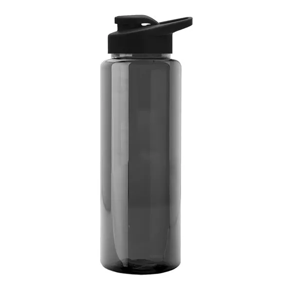 32 Oz. Guzzler Transparent Bottle - Snap Lid (Q753722)