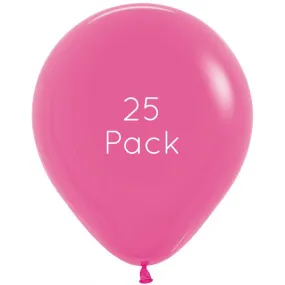 45cm Fuchsia Giant Balloons - 25 Pkt