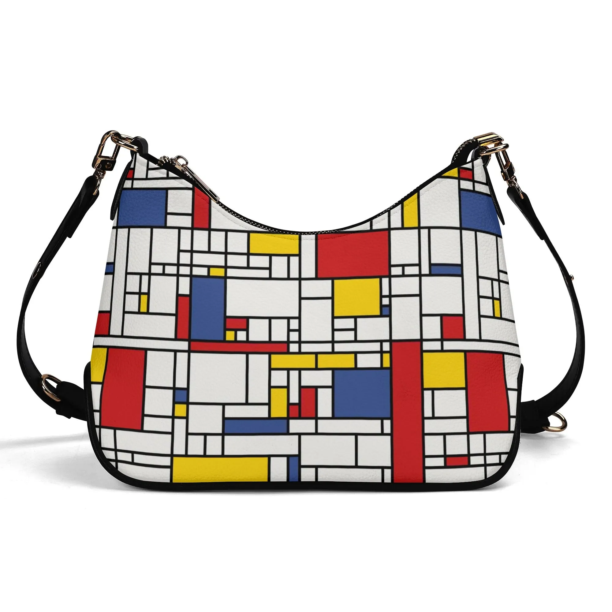 60s inspired Mondrian Handbag, Mid Century Mondrian Purse, Mod Purse, Red Blue White Bag,Geometric Purse, 60s inspired,Vintage style handbag