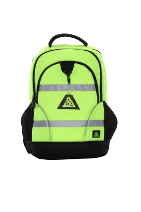 931STLM Safety Backpack: Hi-Vis Padded Laptop Bag: Fit 17inch Laptop