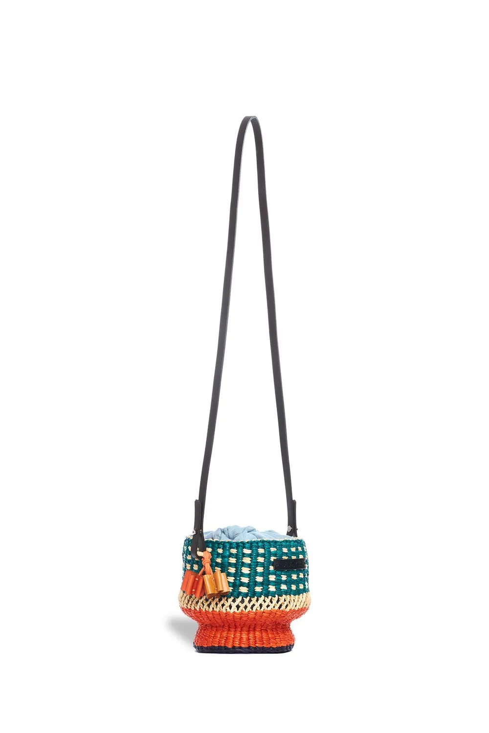 AAKS Baw Pot Teal mini bucket bag with Inner pocket