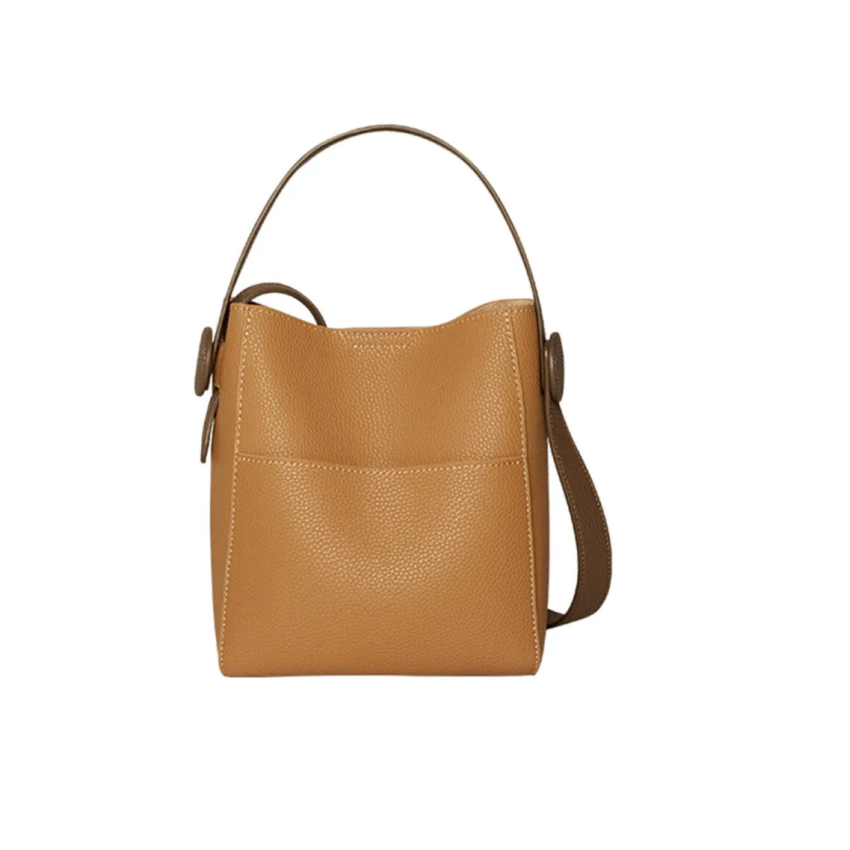 Alexa Daily Leather Bucket Bag