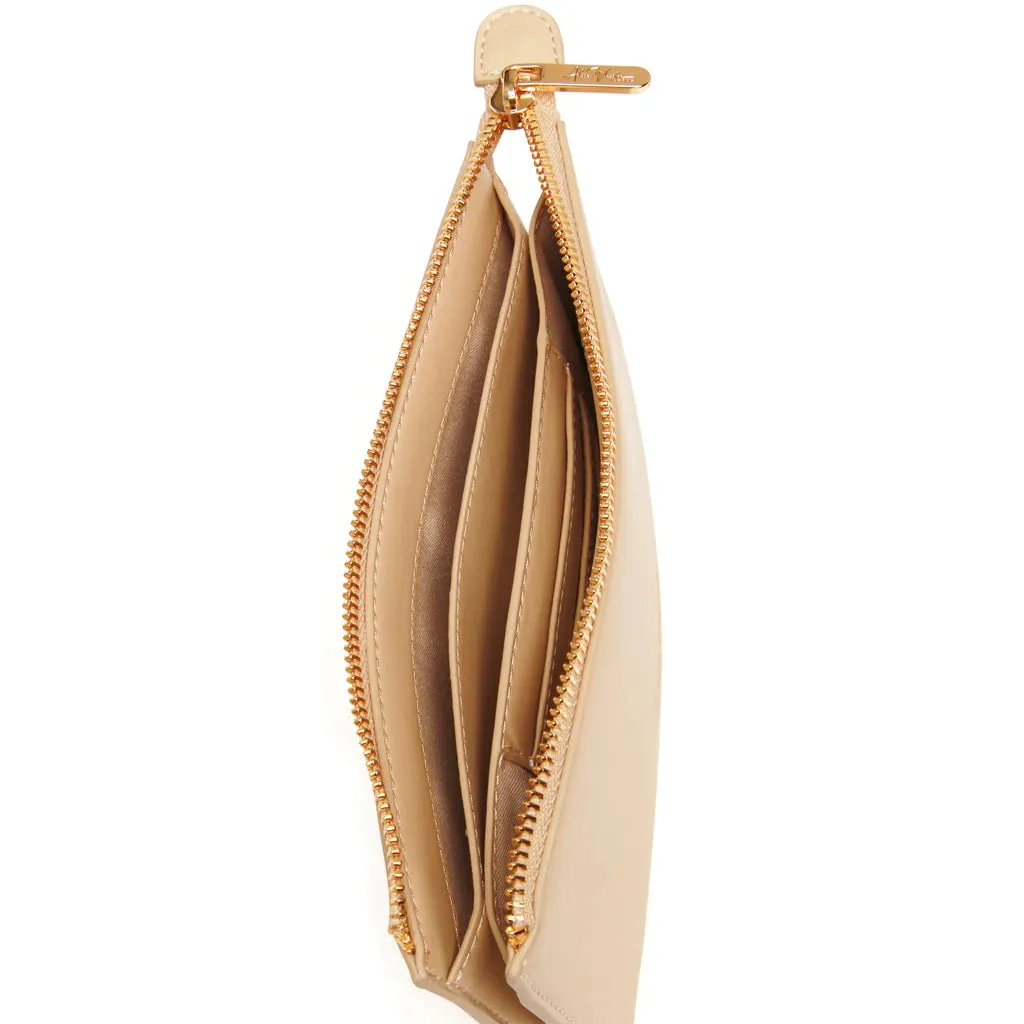 Alice Wheeler Valencia Double Purse Sand