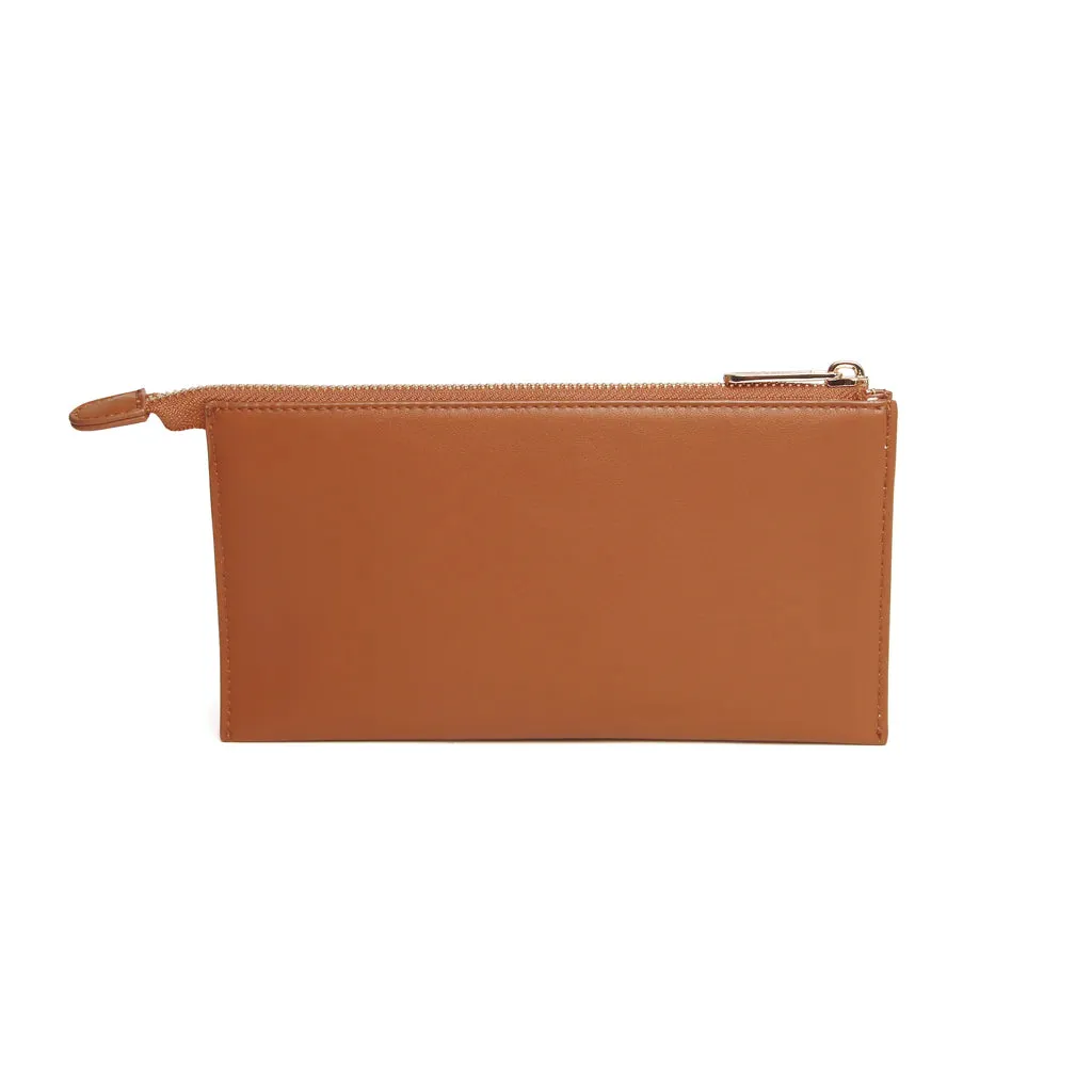 Alice Wheeler Valencia Double Purse Tan