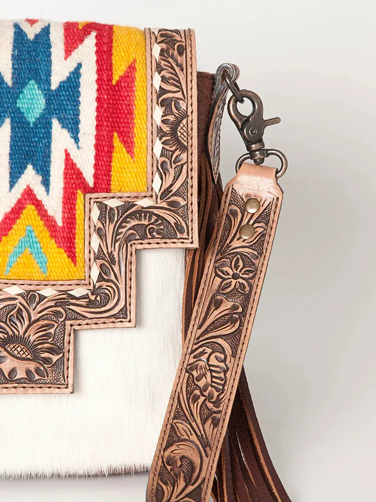 American Darling Tooled Aztec Purse