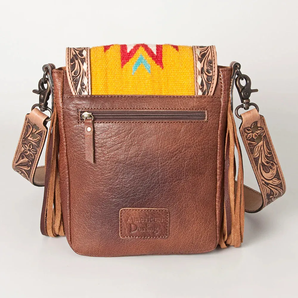 American Darling Tooled Aztec Purse