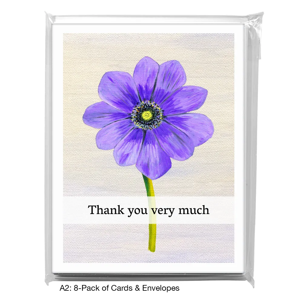 Anemone Light Purple, Greeting Card (7264EA)