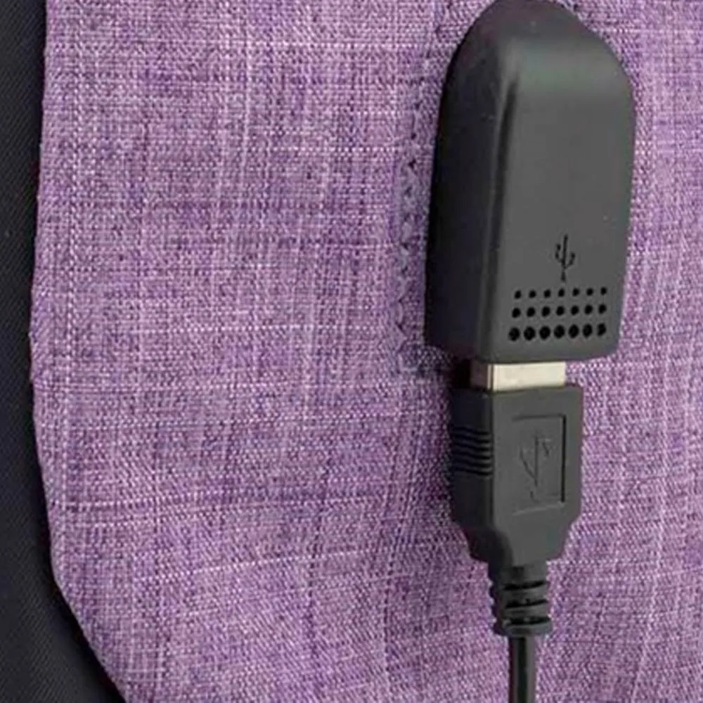 Anti-Theft Backpack with USB Charging Port