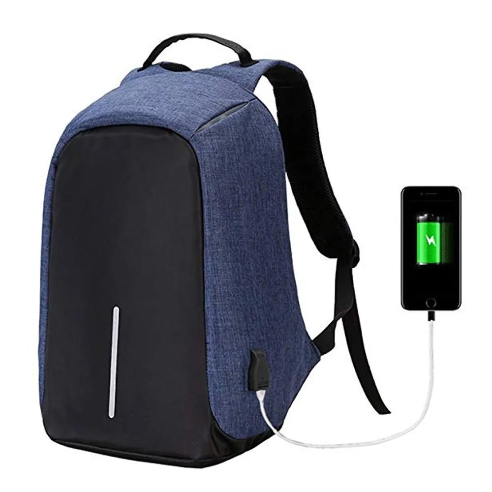 Anti-Theft Backpack with USB Charging Port