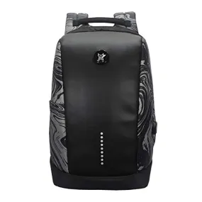 Arctic Fox Slope Anti-Theft Backpack | 15.5 Inches Laptop Bag with USB Charging Port|(Marble Black)