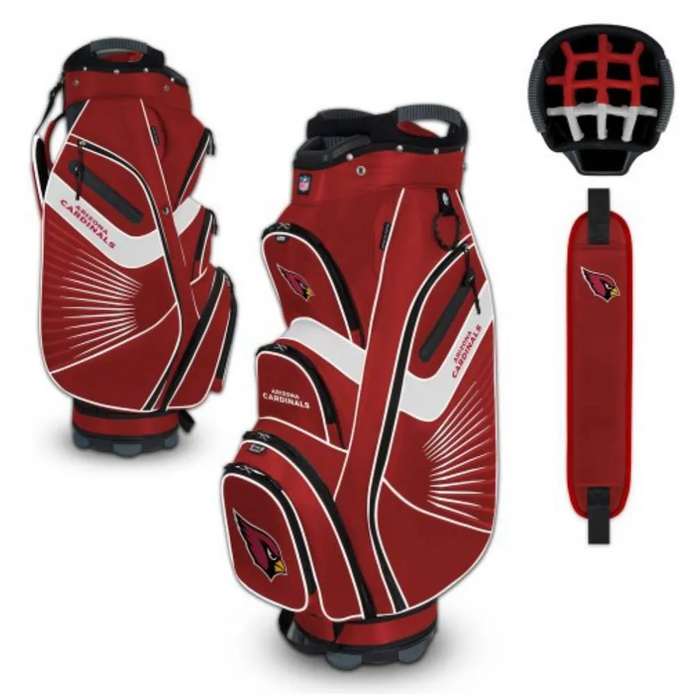 Arizona Cardinals WinCraft "The Bucket II" 14-Way Cooler Cart Golf Bag