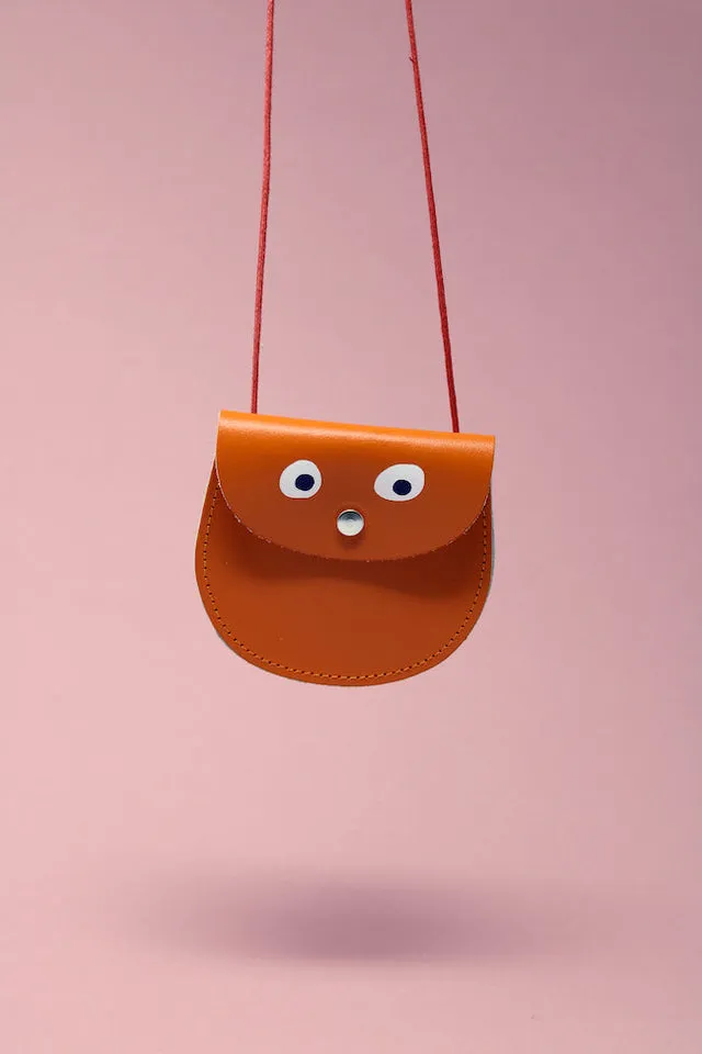 Ark's Googly Eye Pocket Purse in Orange