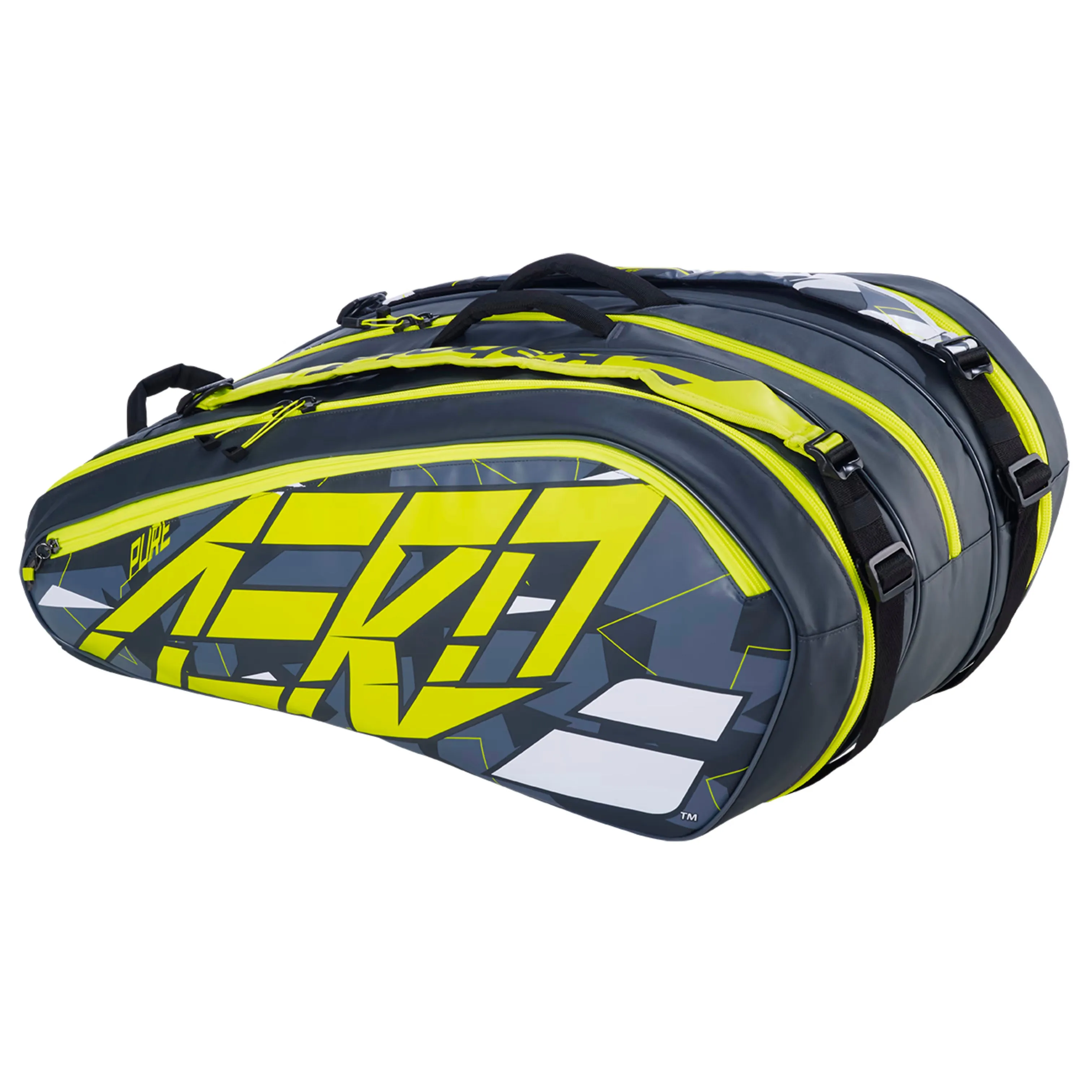 Babolat Pure Aero 2023 12-Pack Bag (Grey/YellowWhite)