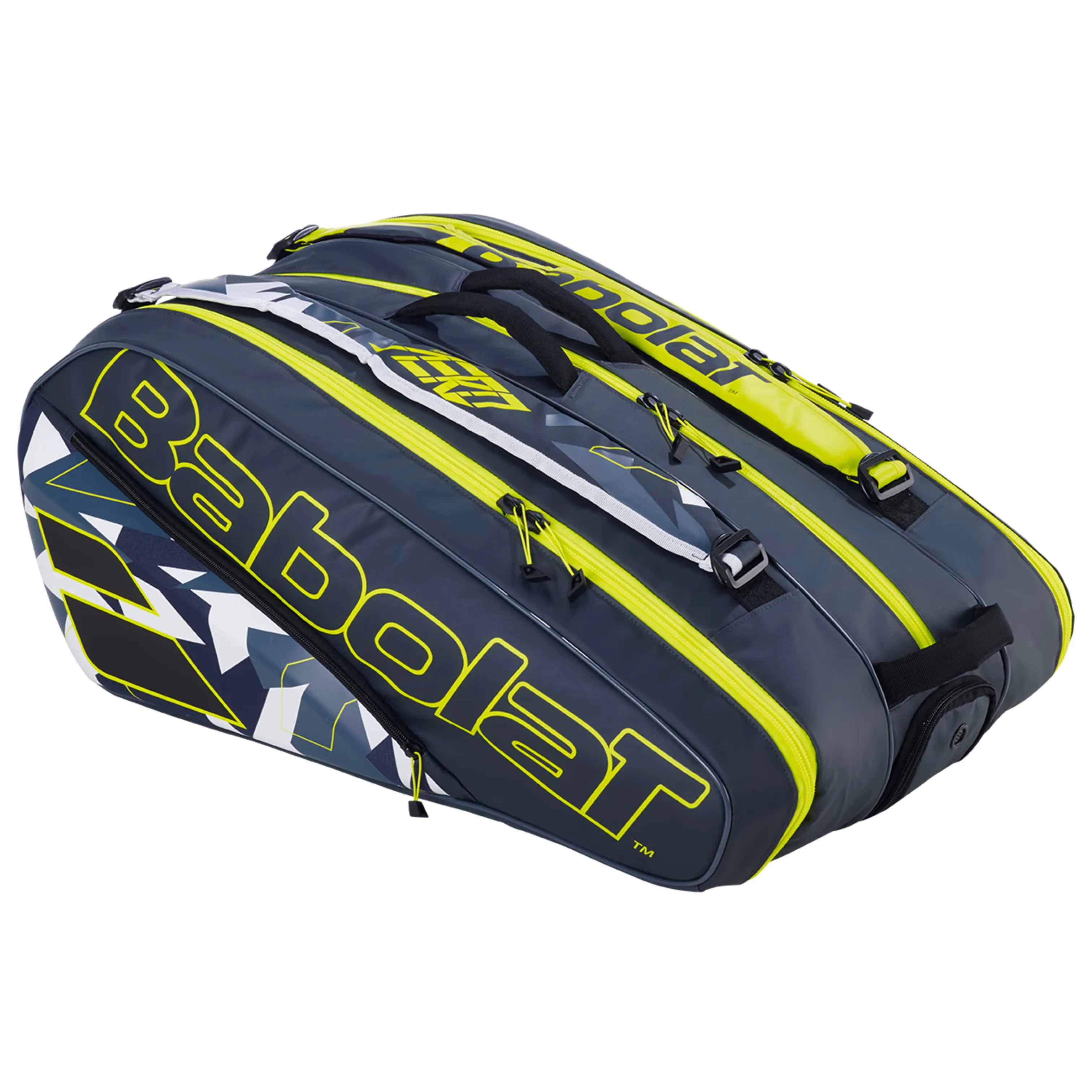 Babolat Pure Aero 2023 12-Pack Bag (Grey/YellowWhite)