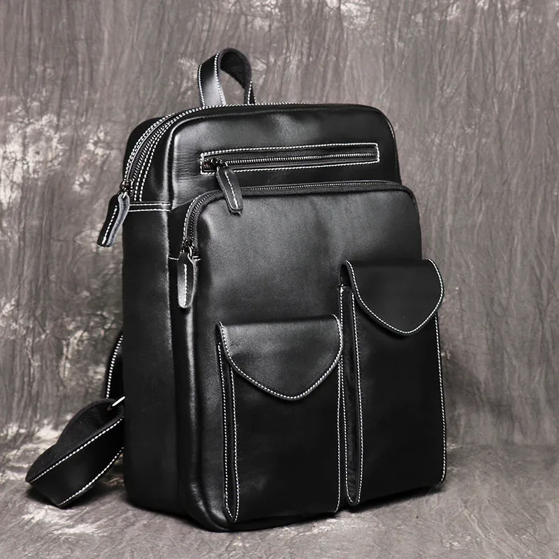 Backpack Men Full Grain Handmade Leather Backpack Cool Backpacks 