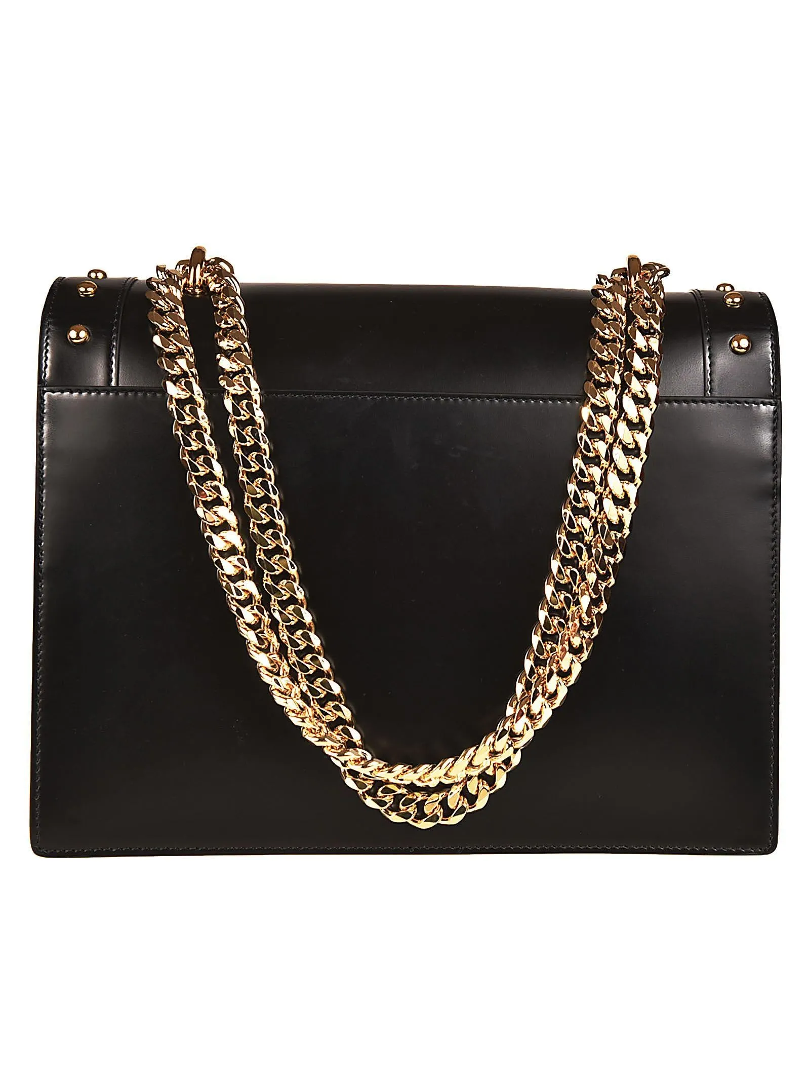 Balmain Studded Chain Strap Shoulder Bag