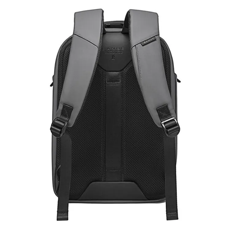 BANGE BG-7277 Business Large Capacity Backpack Men Waterproof Travel Computer Backpack(Black)