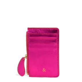 Bell & Fox Lia Credit Card Purse-Fuschia Metallic