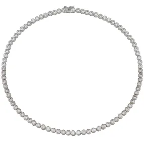 BEZEL TENNIS NECKLACE