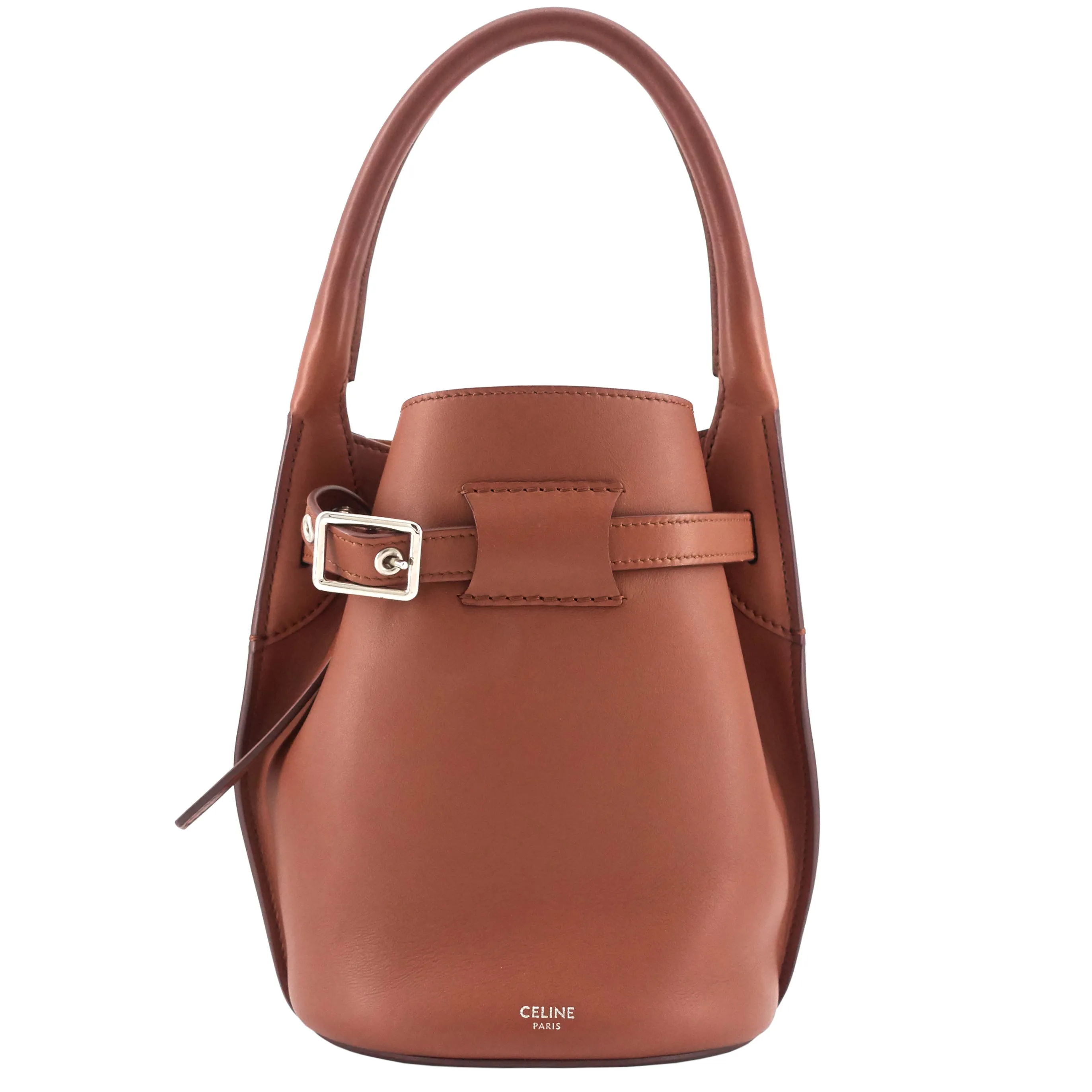 Big Bag Nano Calfskin Leather Bucket Bag