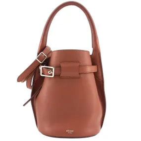 Big Bag Nano Calfskin Leather Bucket Bag