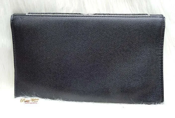 Black Rectangle Beautiful Party Evening Cocktail Clutch Purse