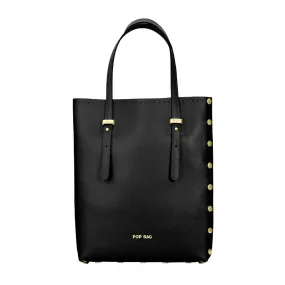 Black Saffiano Leather Laptop Tote Bag