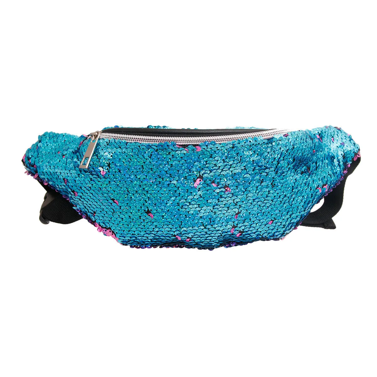 Blue to Purple Sequin Fanny Pack