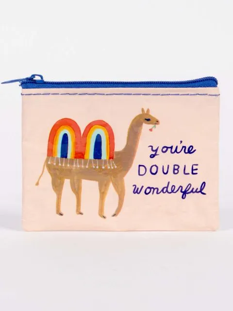 BlueQ - You're double Wonderful- Coin Purse