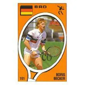 Boris Becker Panini Sticker Card