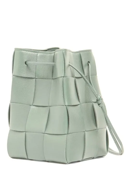 Bottega Veneta   Small Cassette leather bucket bag 