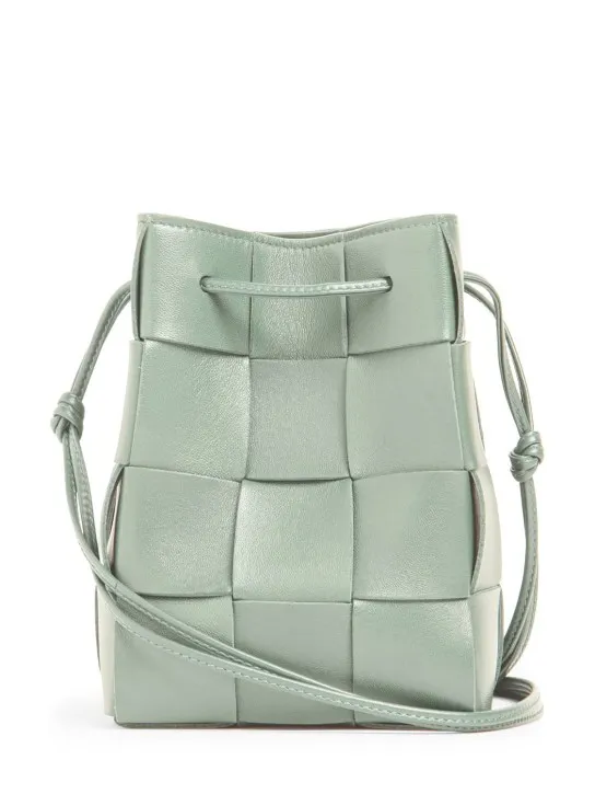 Bottega Veneta   Small Cassette leather bucket bag 