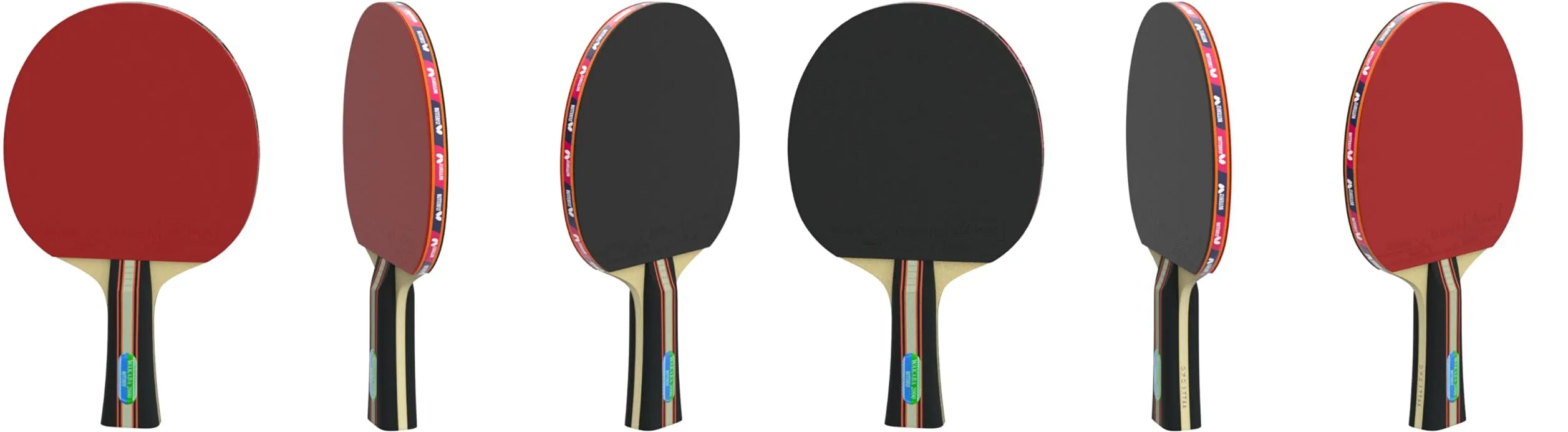 Butterfly Wakaba 2000 Table Tennis Racket with 2 Balls