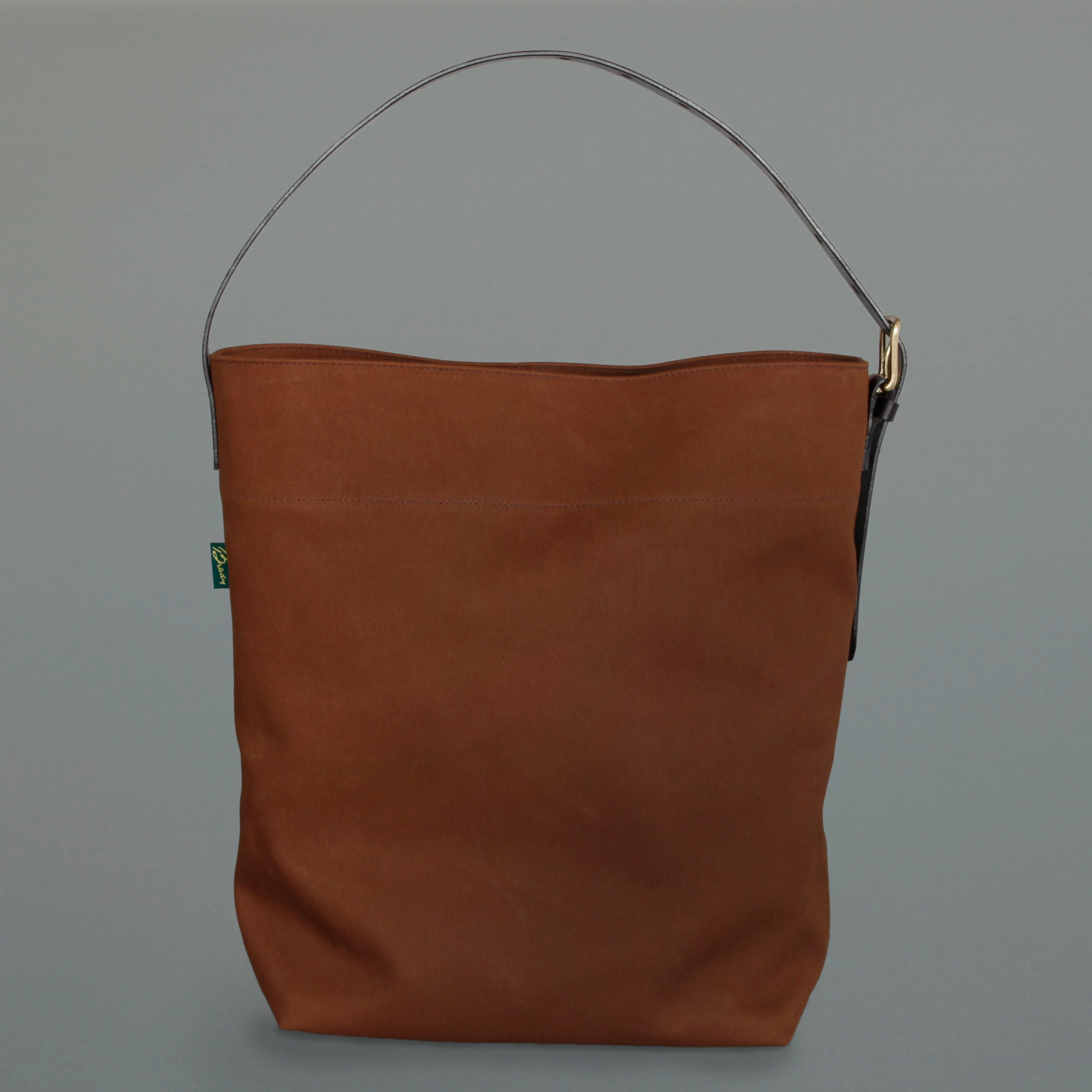 Canvas Bucket Bag Brown