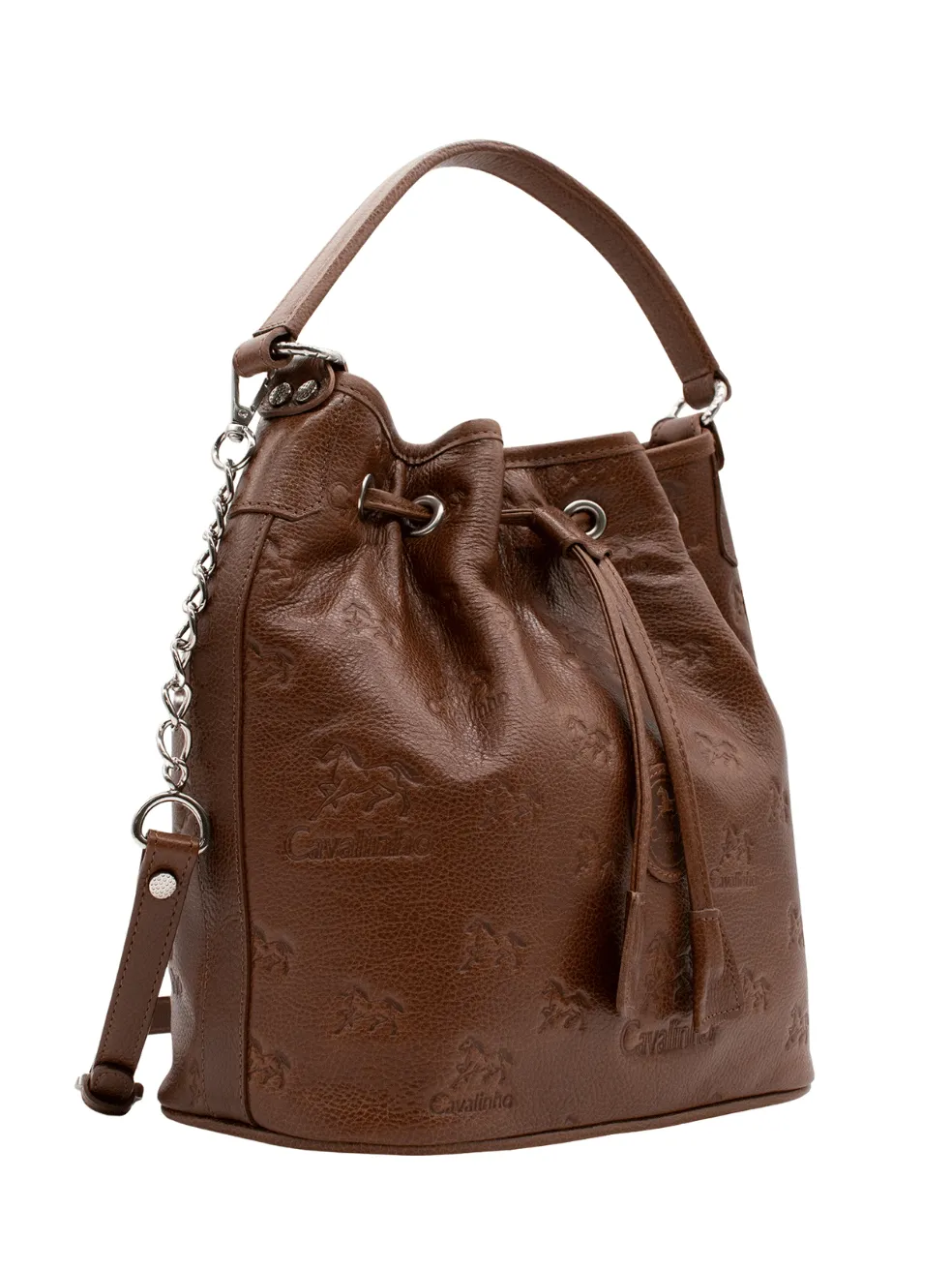 Cavalo Lusitano Leather Bucket Bag