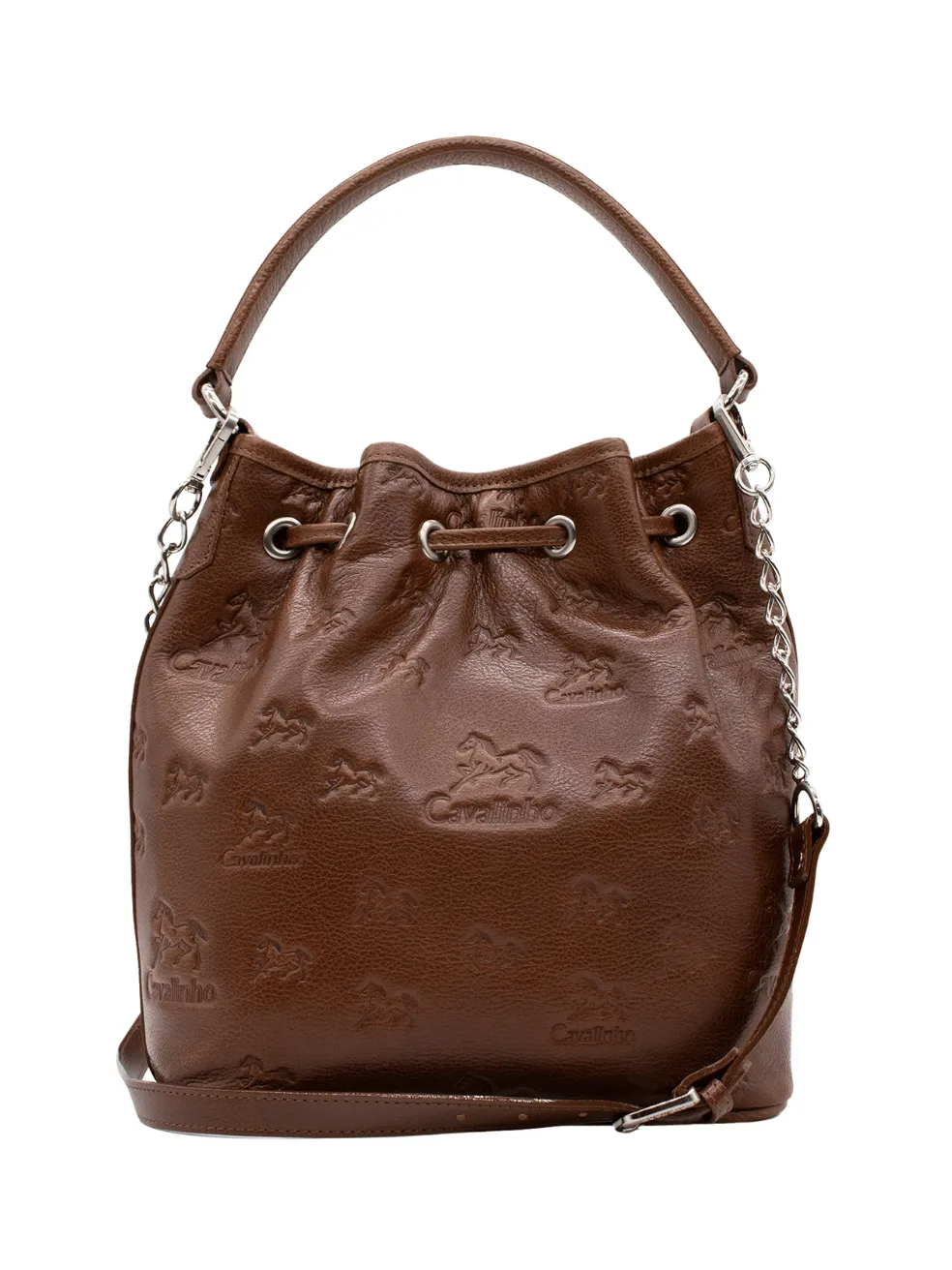 Cavalo Lusitano Leather Bucket Bag