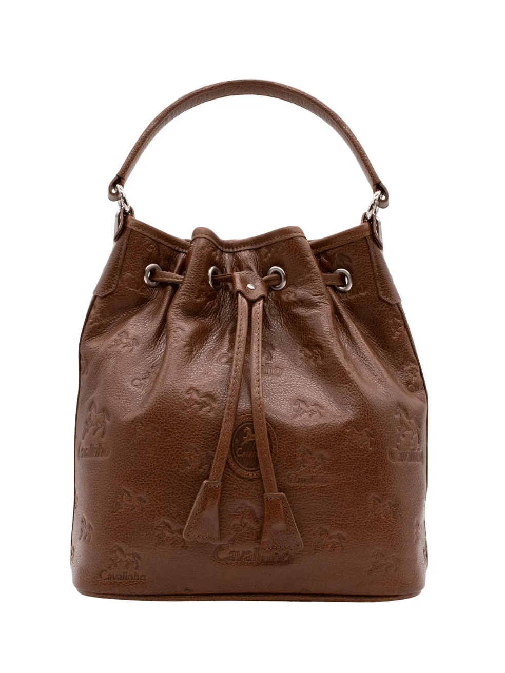 Cavalo Lusitano Leather Bucket Bag