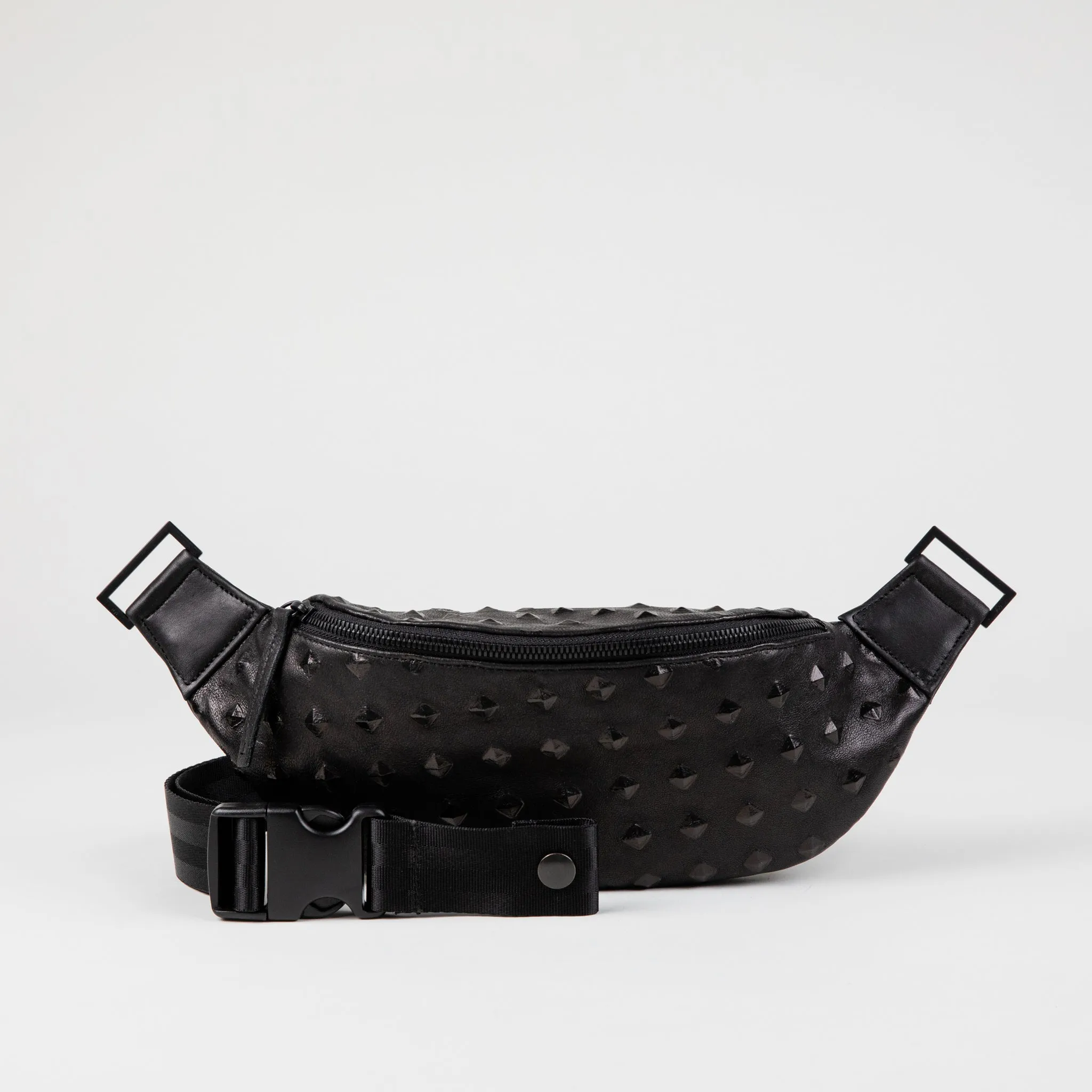 Cher Fanny Pack   Crossbody Bag | Black   Black Hardware