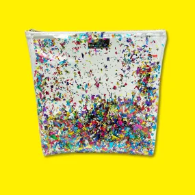 Clear Confetti Travel Bag! ✈️🎉✨