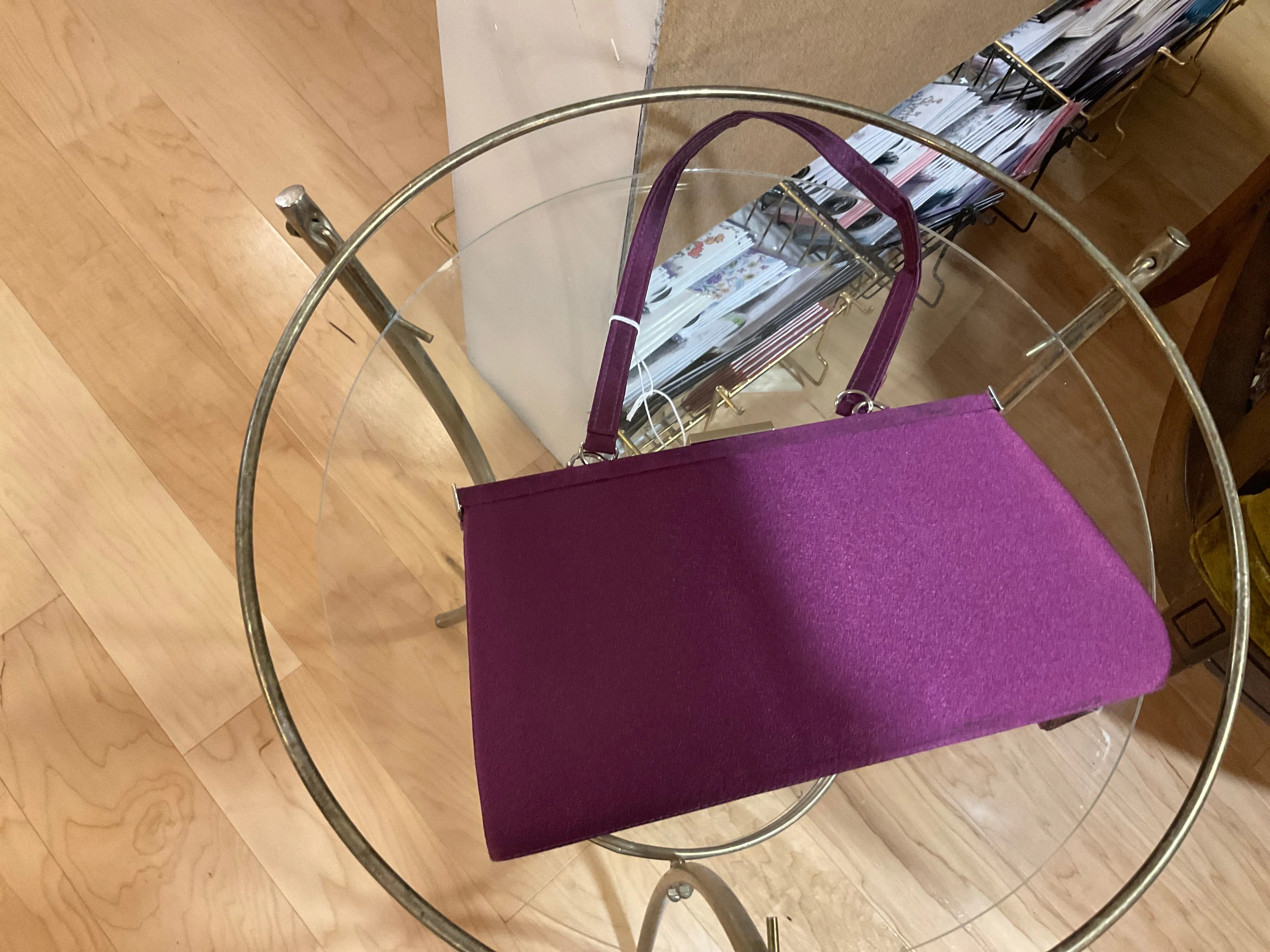 {{ClientCode}} PURPLE UNKNOWN CLUTCH PURSE