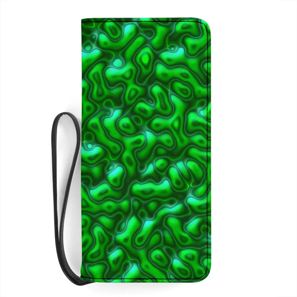 Clutch Purse - Green Marble