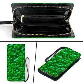 Clutch Purse - Green Marble