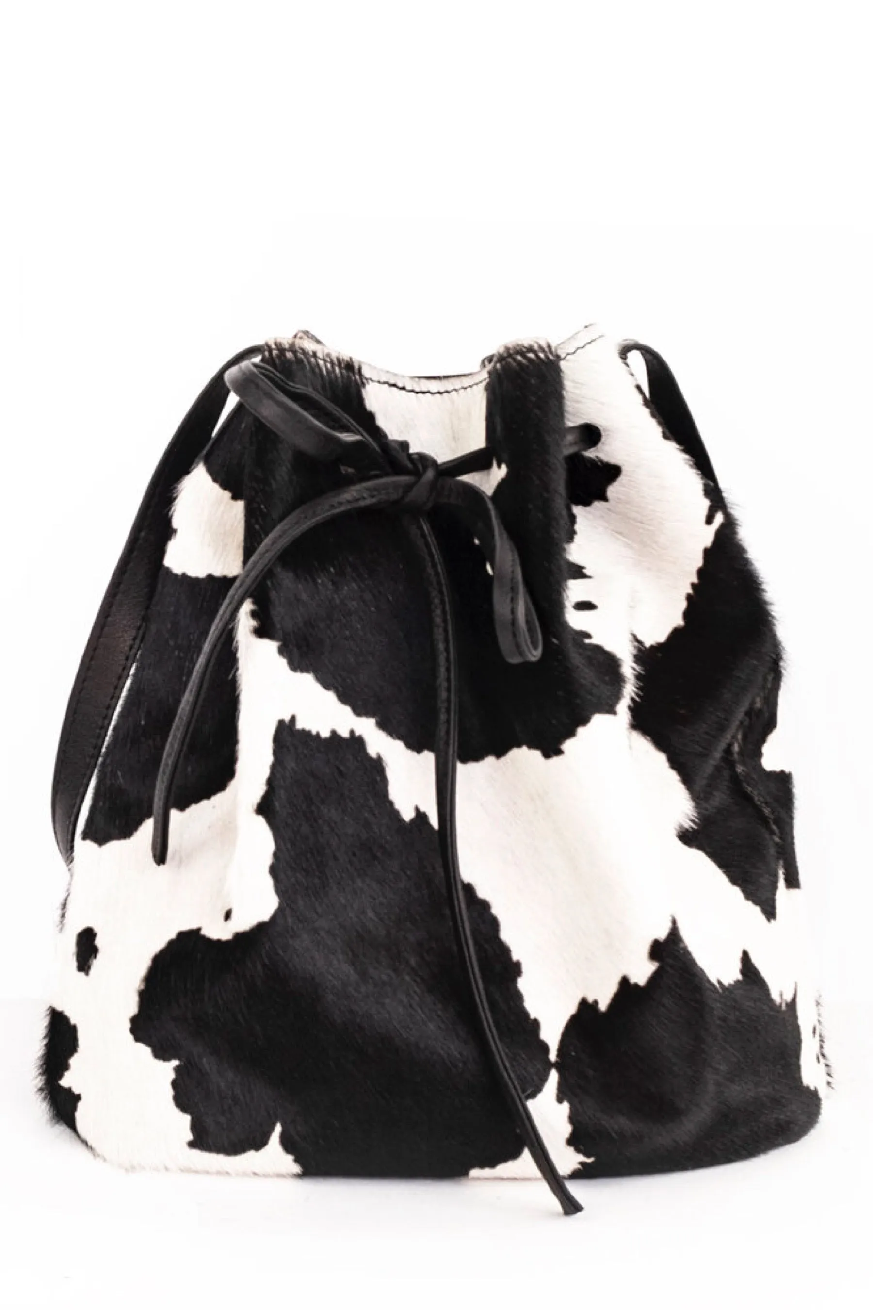 Cow Bucket Bag