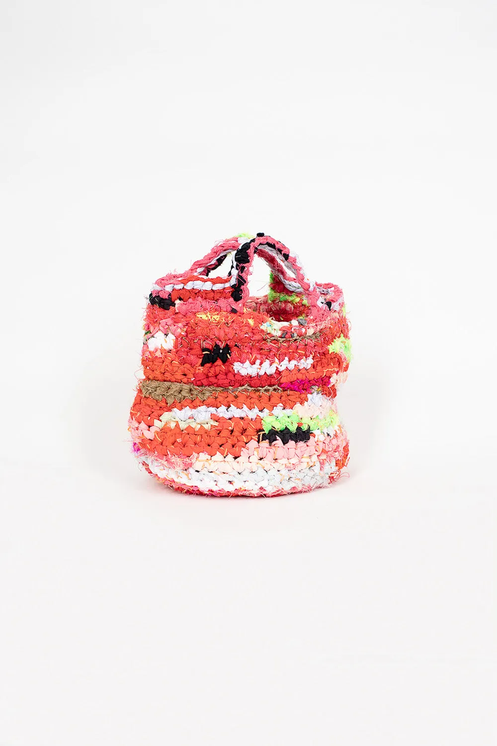 Crochet Bag Pink Multi