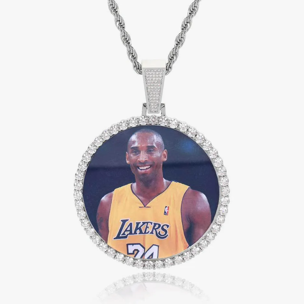 Custom Round Photo Pendant