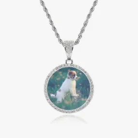 Custom Round Photo Pendant